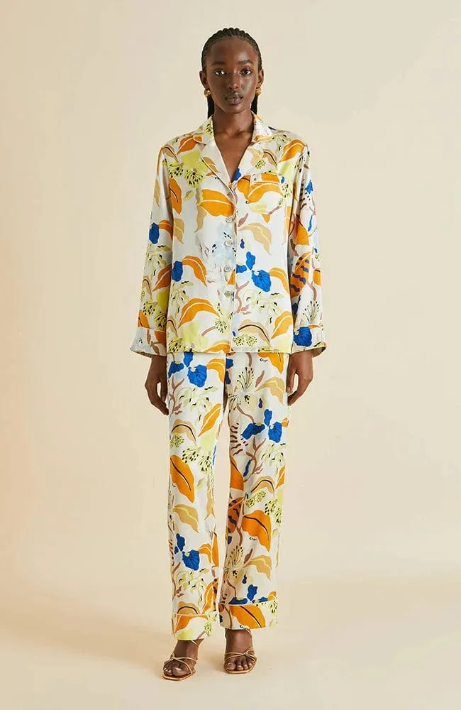 Lila Feliu Silk Pajama Set