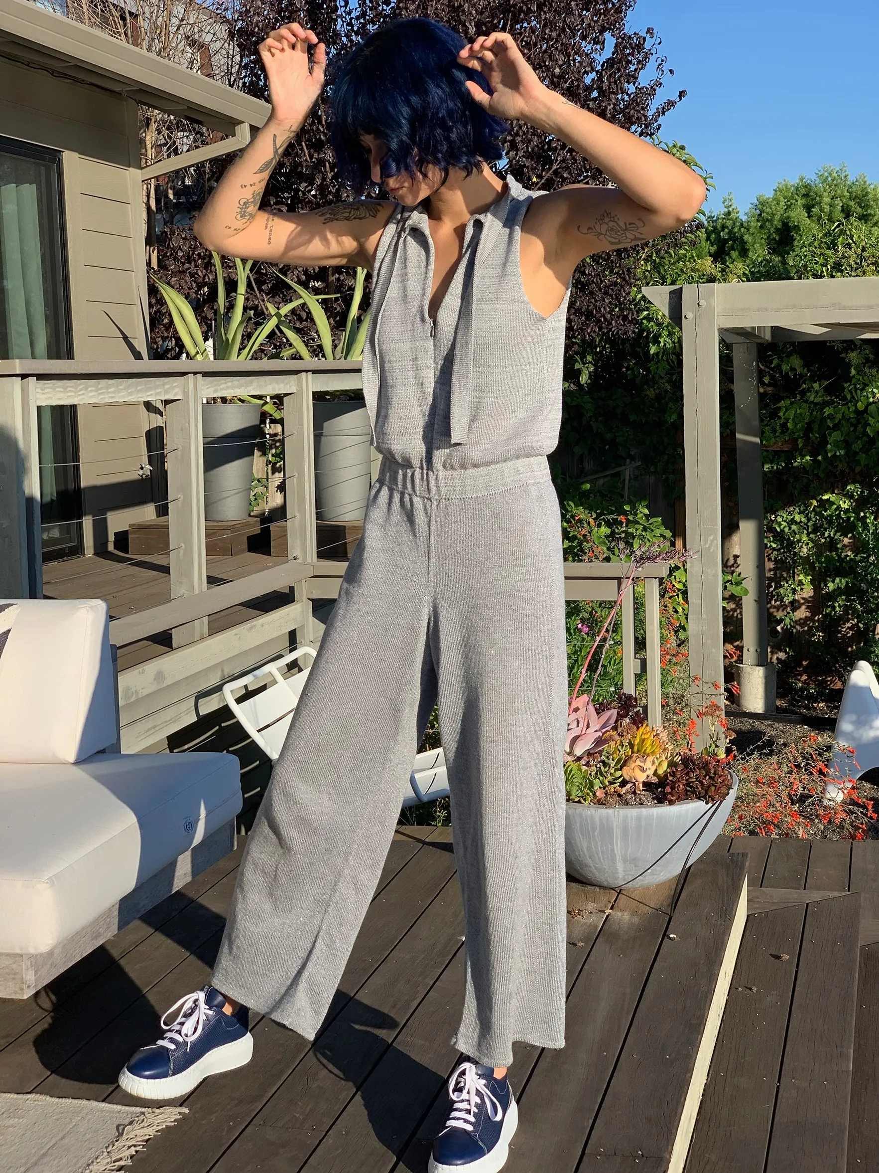 Linen Sparkle Jumpsuit