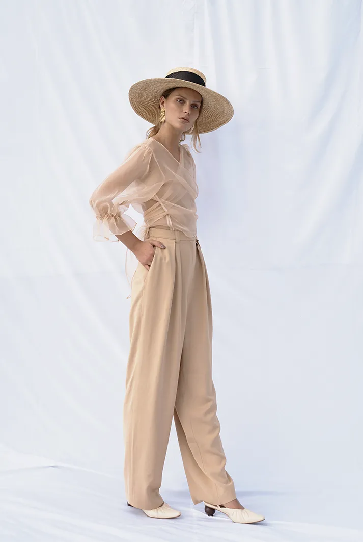 Lotus Pleated Trousers