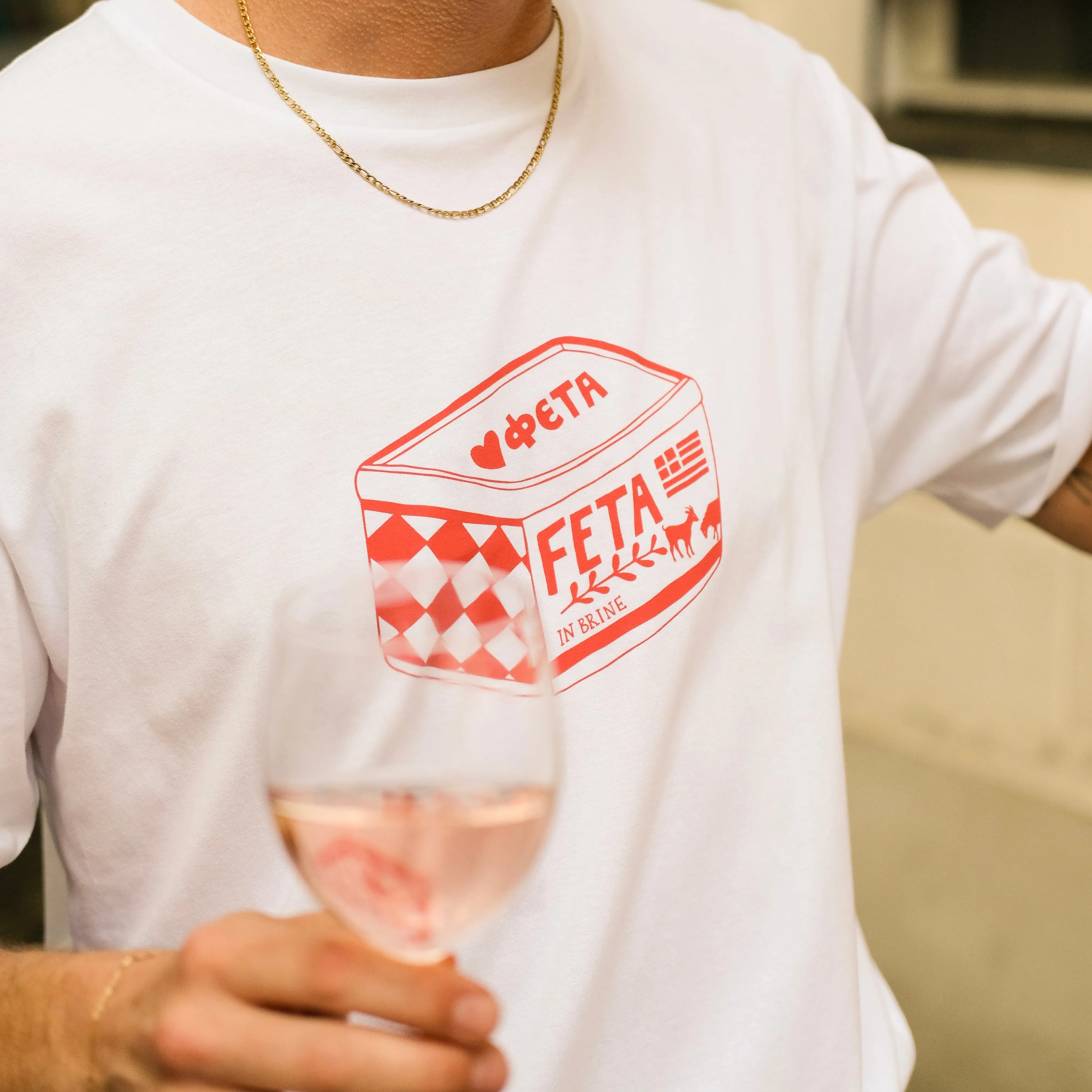 Love Feta - White T-Shirt - Unisex