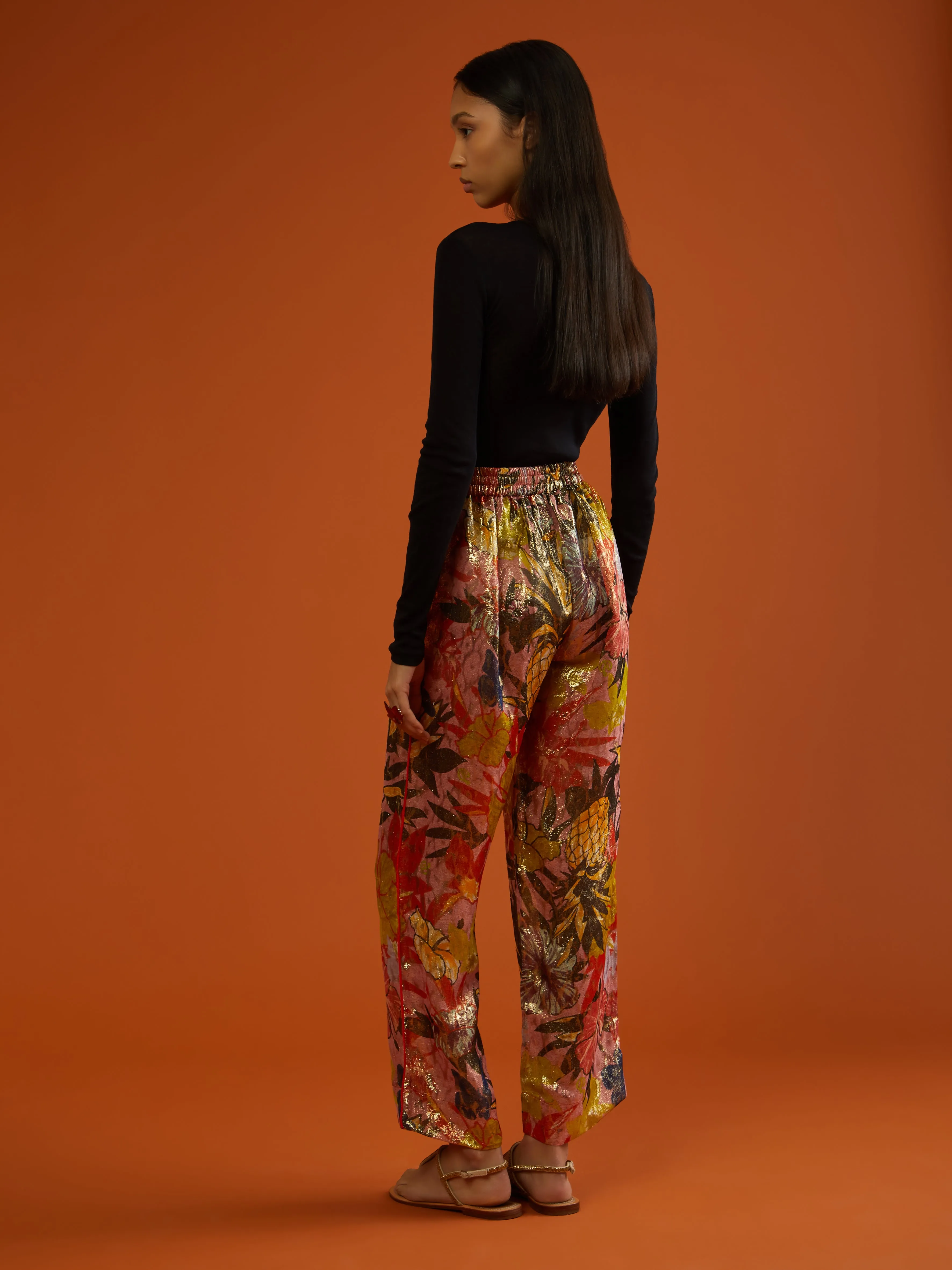 Moroccan Alma silk pants