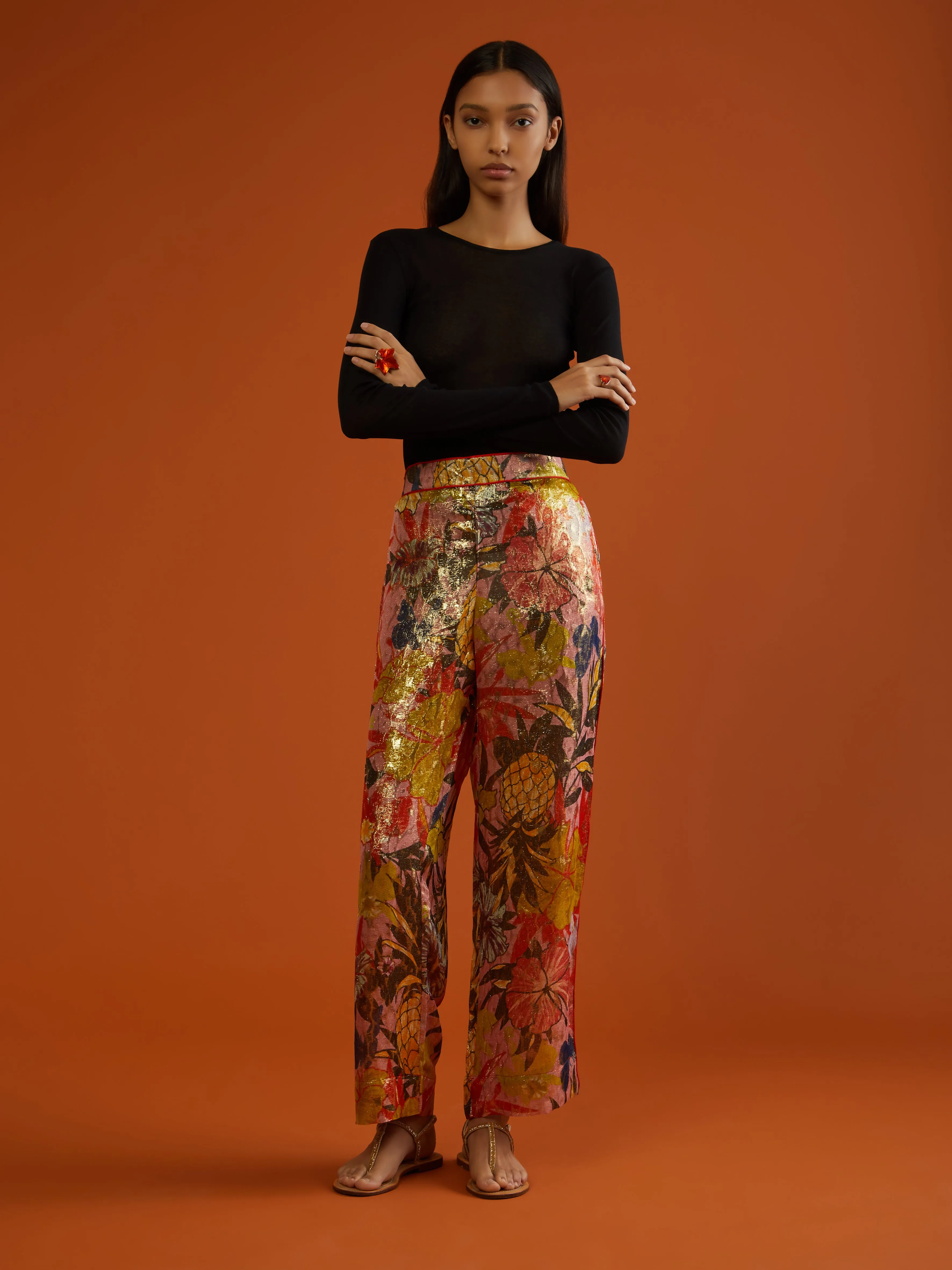 Moroccan Alma silk pants