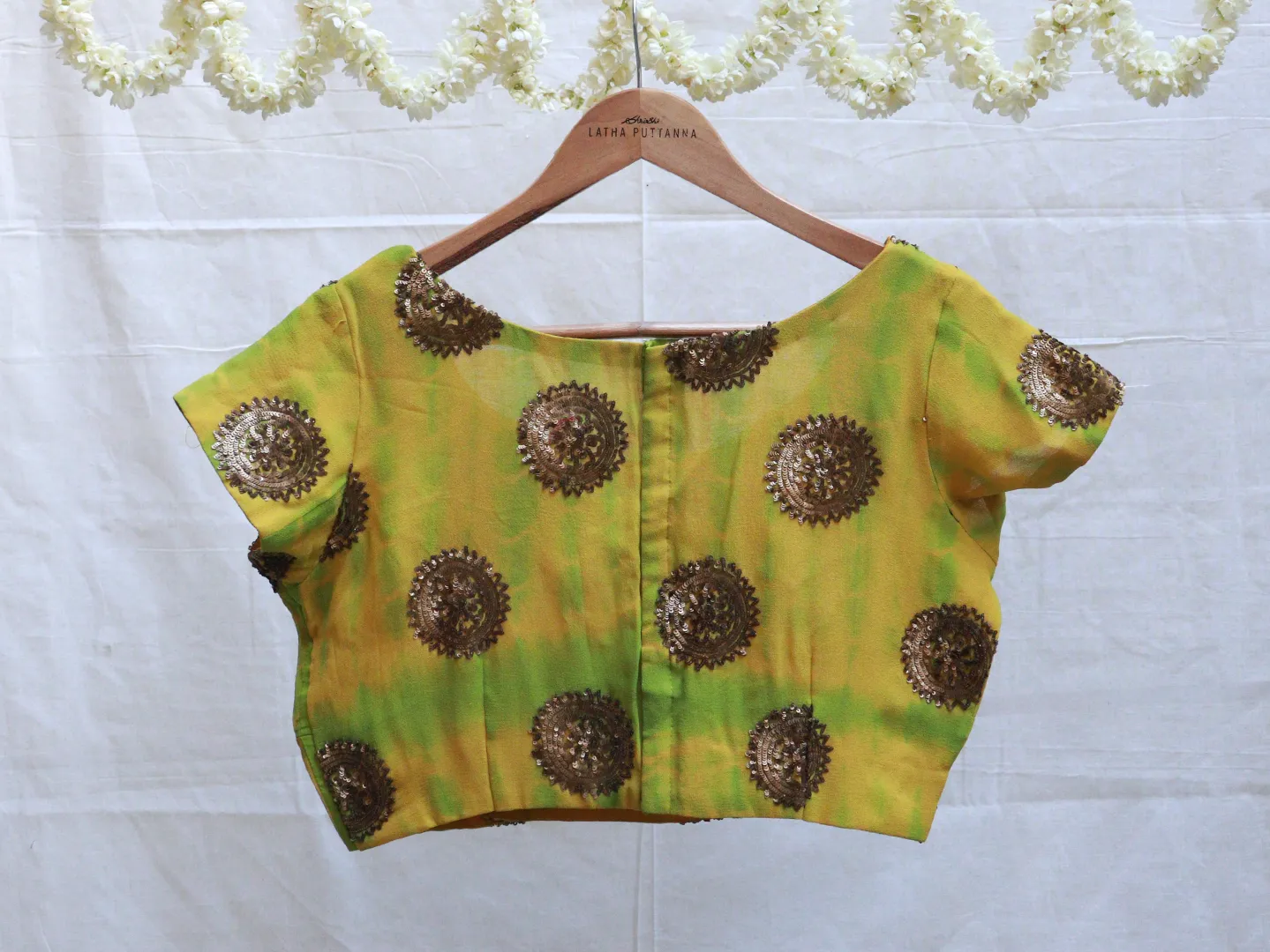 Munsell Yellow Batik blouse