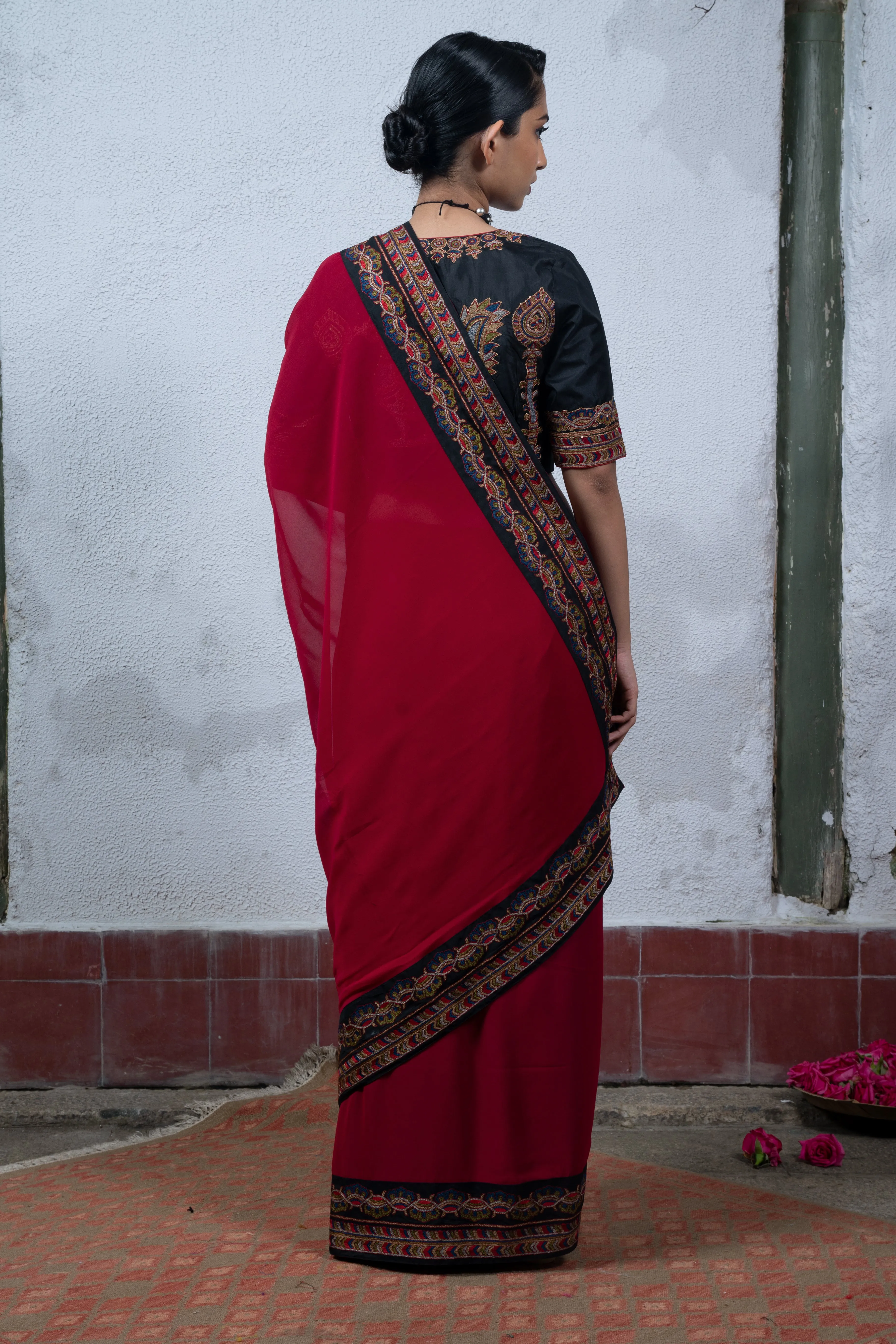 Mysore: Red Saree