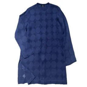 NUNO Tunic Top: "Burnout Balls" (Lapis, Medium/Large)