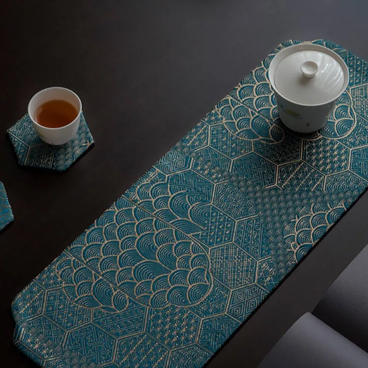 Oriental Jacquard Silk Placemats