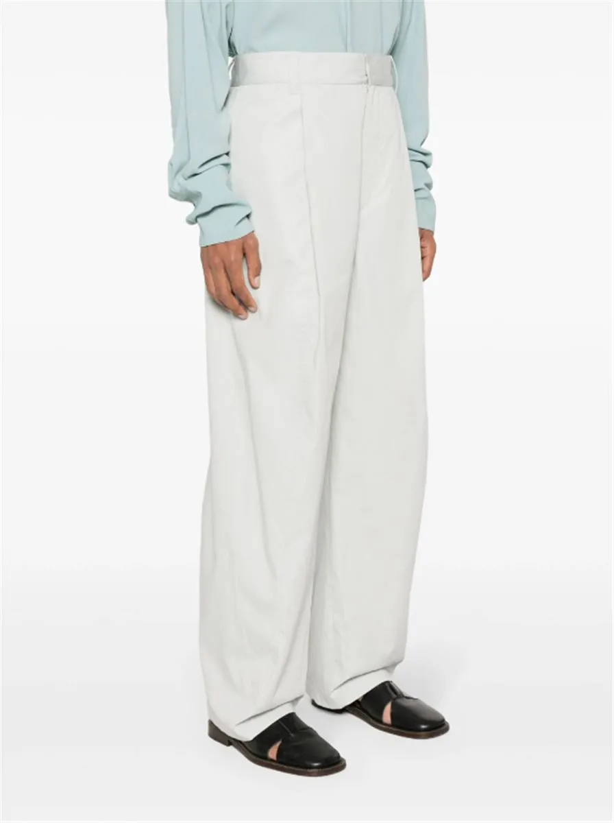 PLEAT-DETAILING LOOSE-FIT TROUSERS