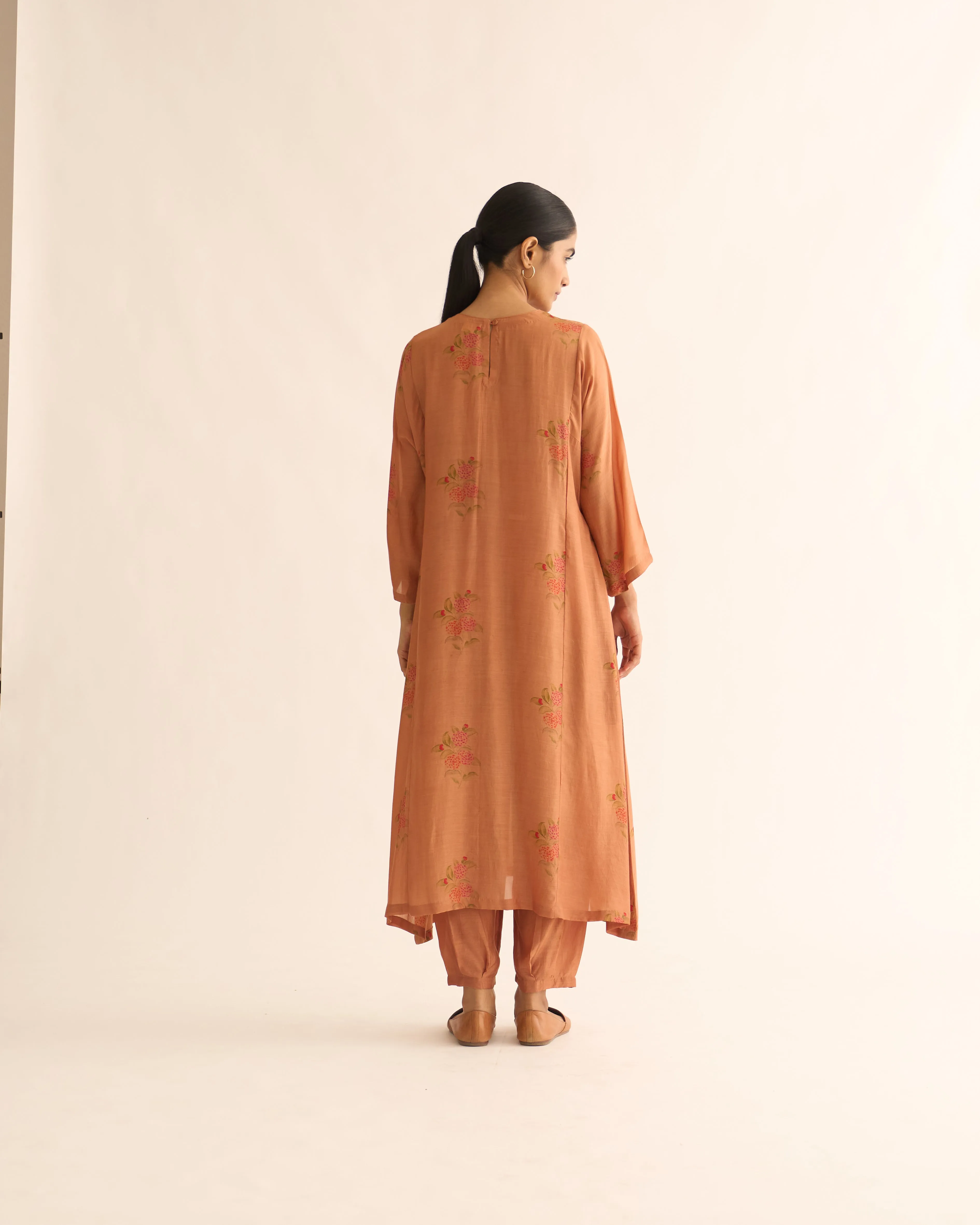 "EVANI FLORAL PRINT KURTA SET  "