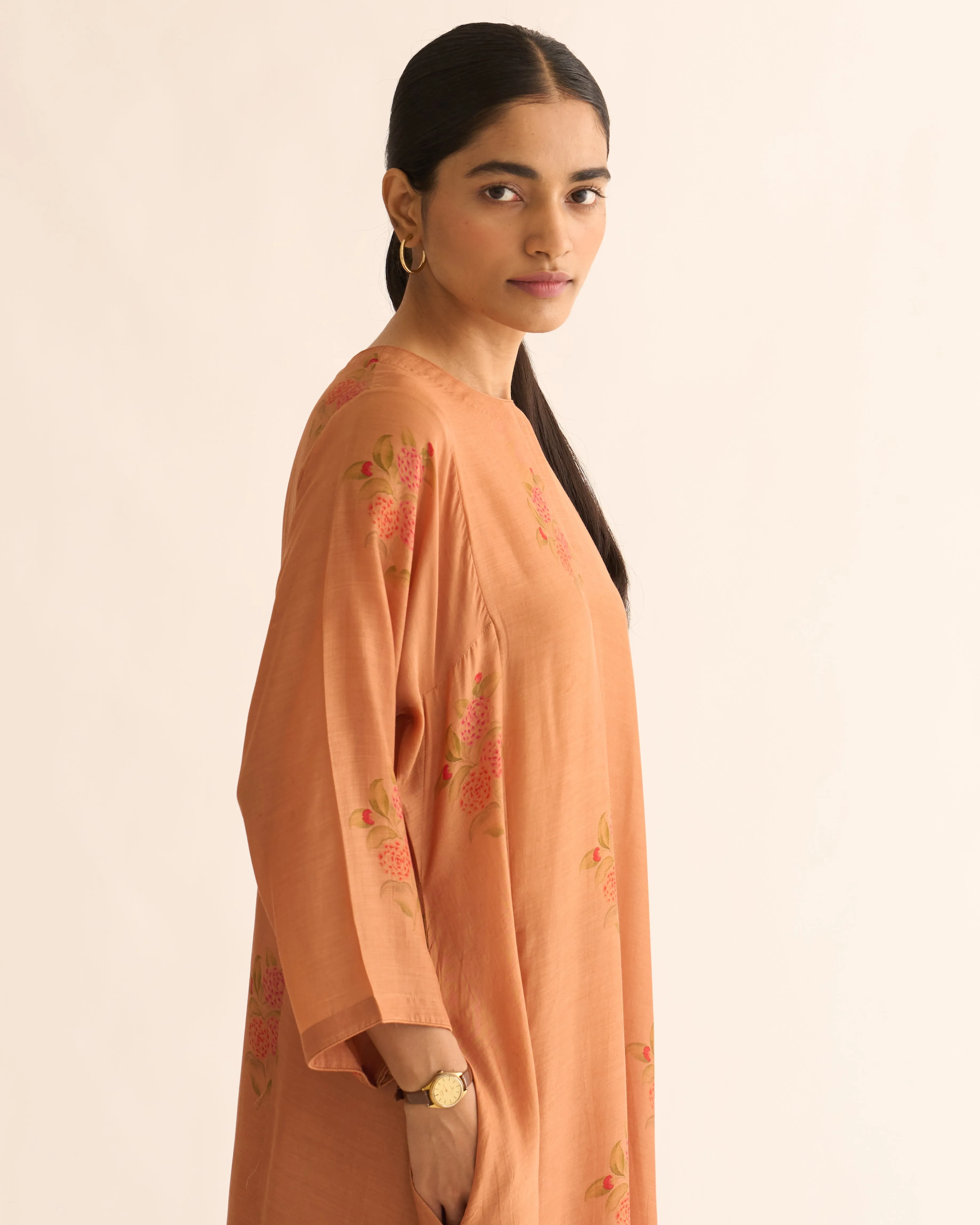 "EVANI FLORAL PRINT KURTA SET  "