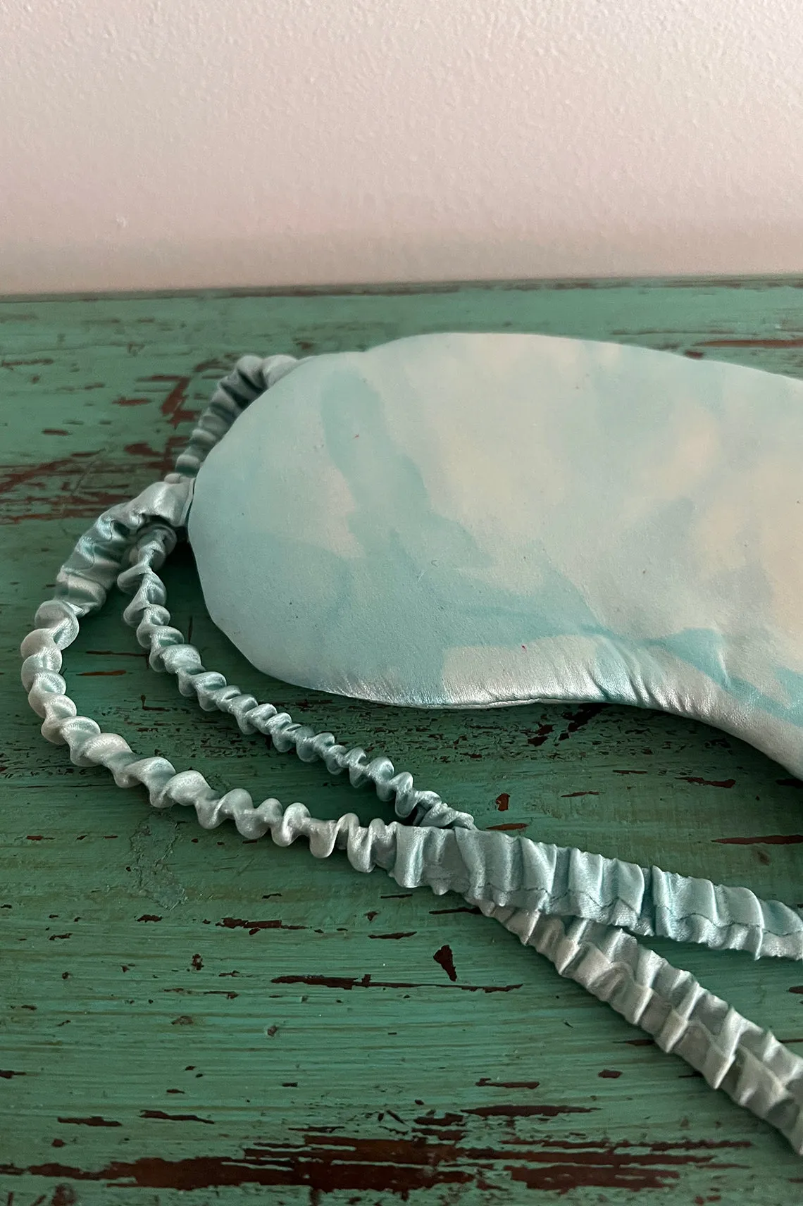 Rumination Sleep Mask in Remnant Silk Charmeuse