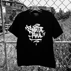 Santa Ana Tag tee (black)