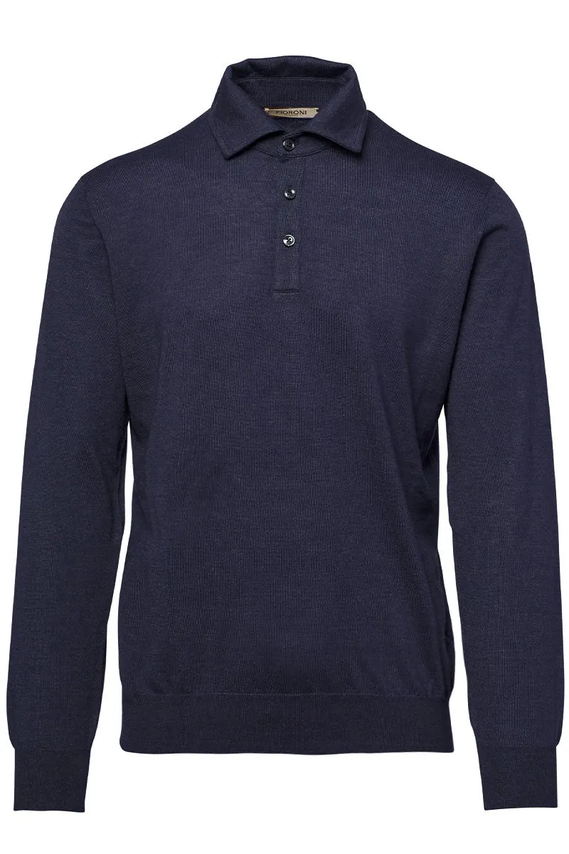 Premium Quality Silk-Cashmere Blend Polo Shirt