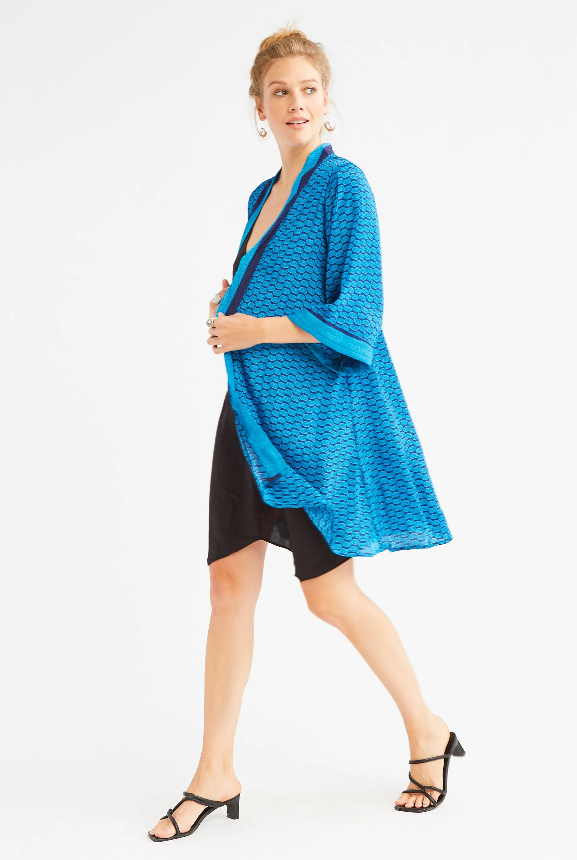 Silk Coastal Kimono