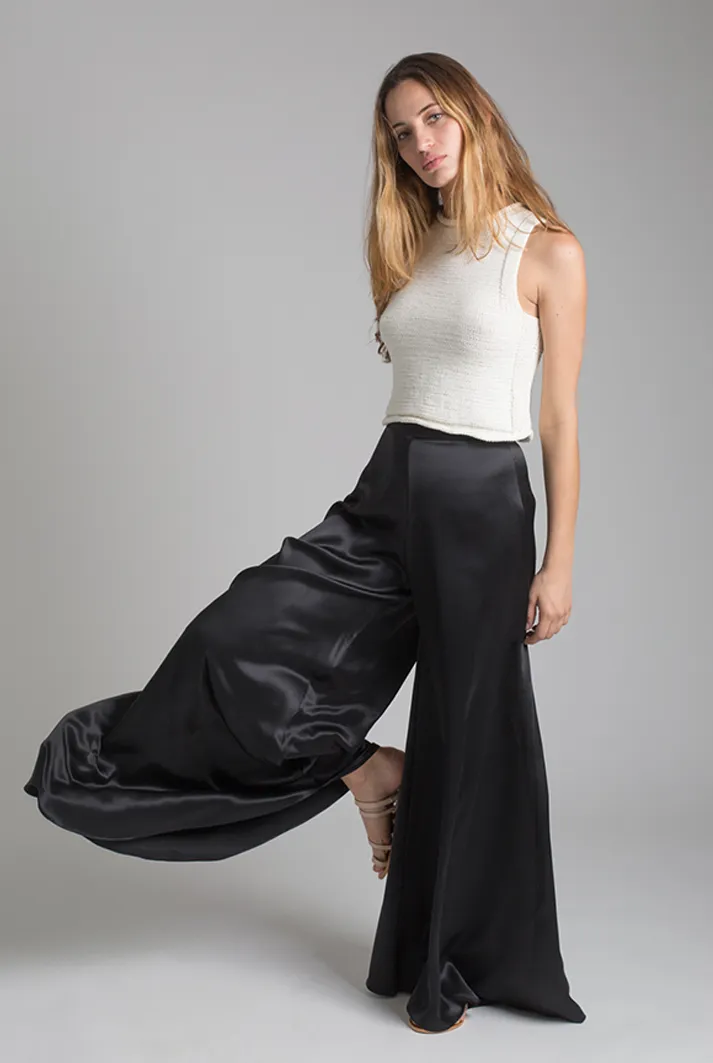 Silk Palazzo Pants