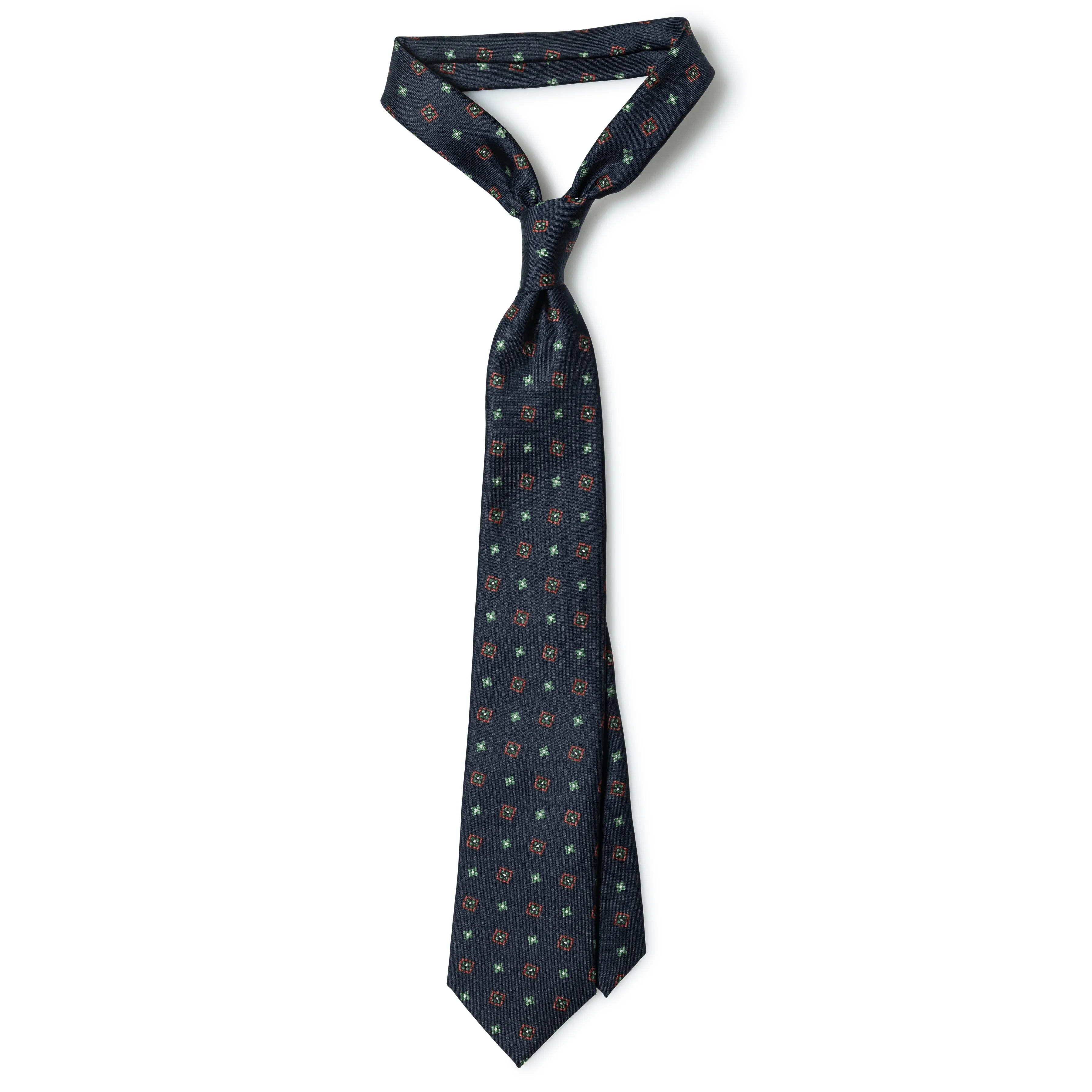 Silk Printed Tipped Tie