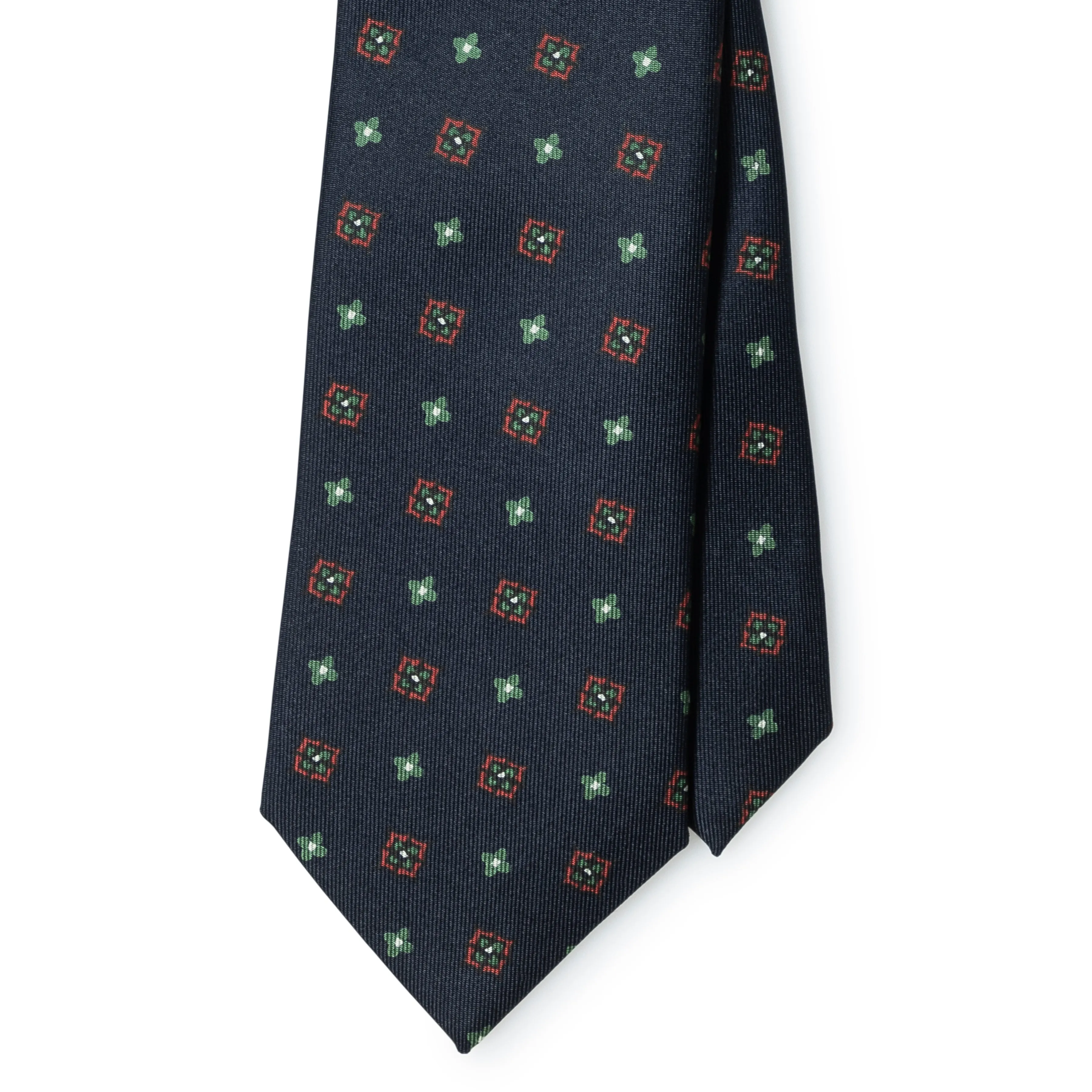 Silk Printed Tipped Tie