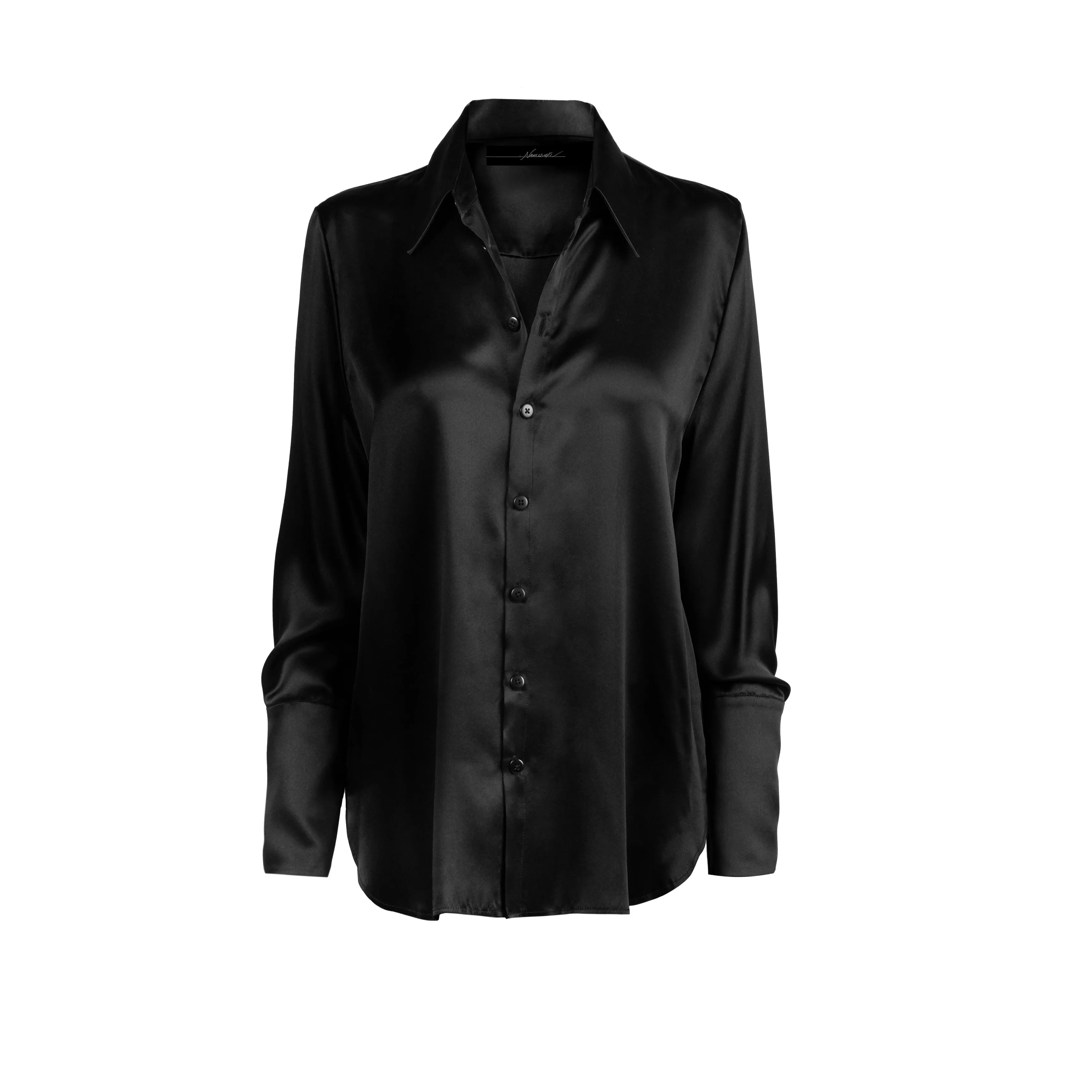 Studio Essential - Long Sleeve Blouse - Black