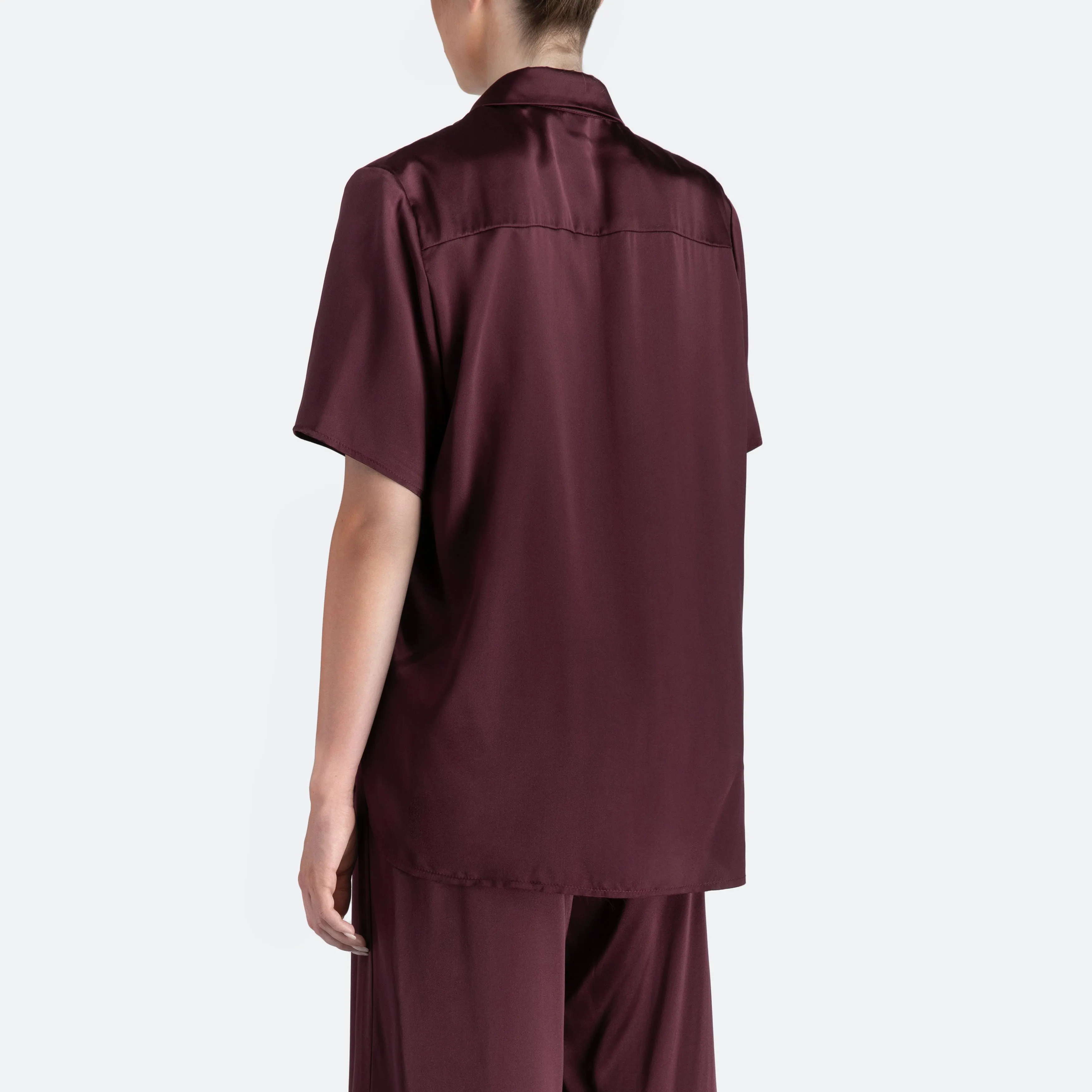 Studio Essential - Short Sleeve Blouse - Pinot