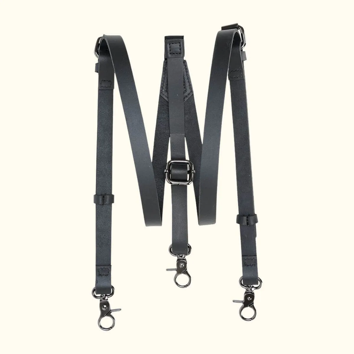 The Trailblazer - Leather Men's Suspenders