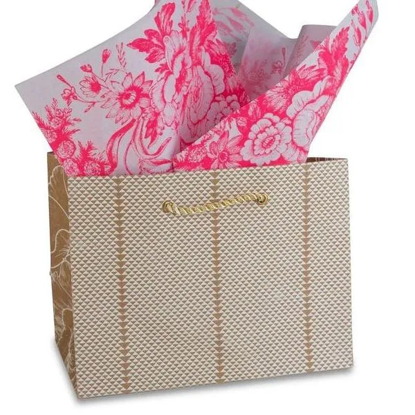 Triangle Design Kraft Gift Bag