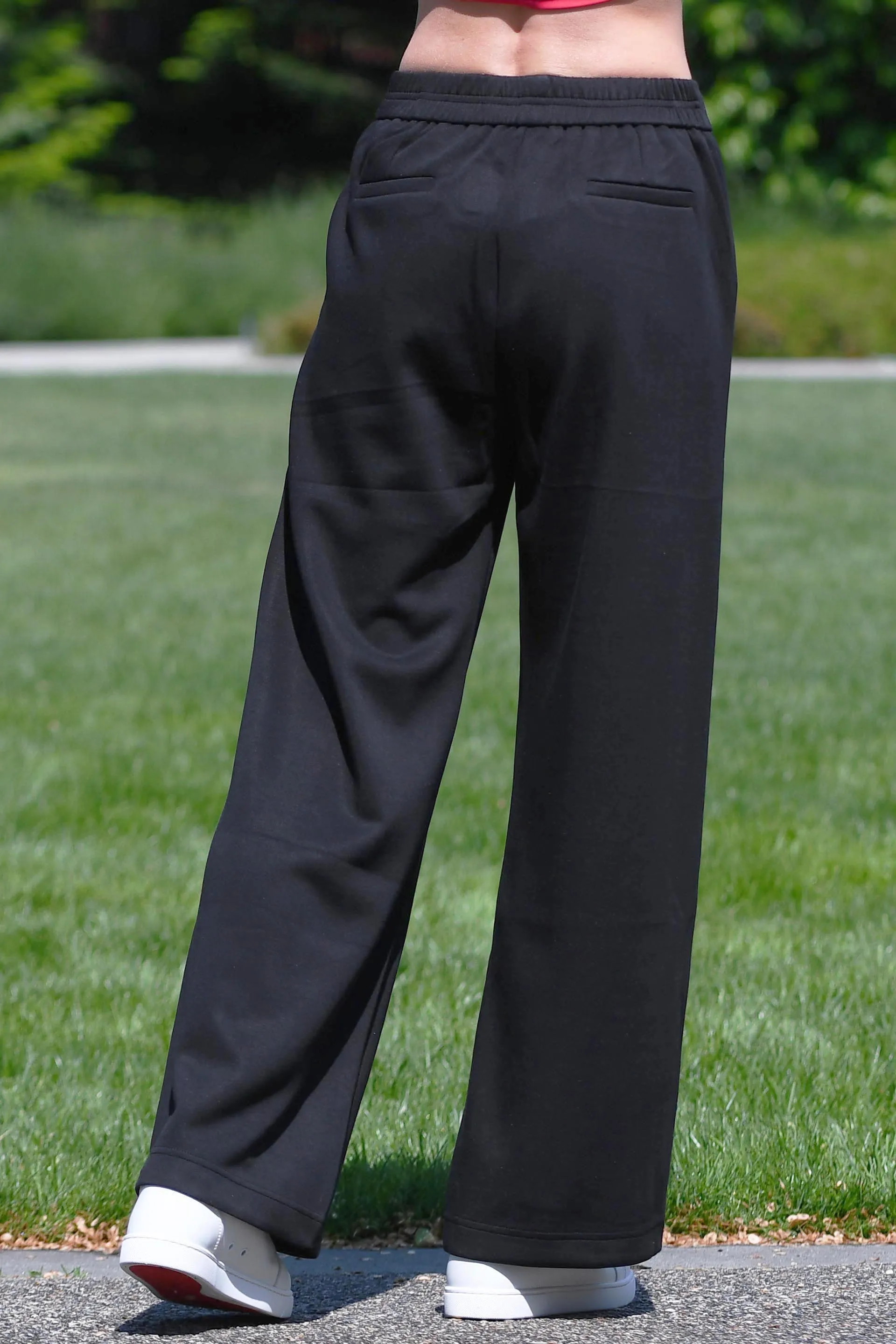 TULLE VEGAN SILK BAMBOO-BLEND PANTS