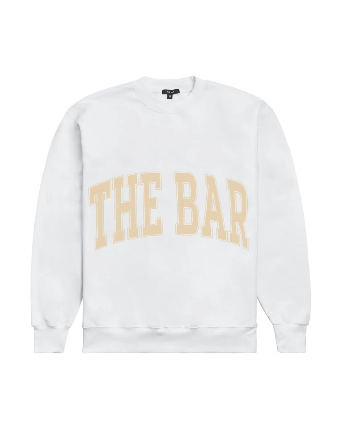 VARSITY SWEATSHIRT WHITE/TAN