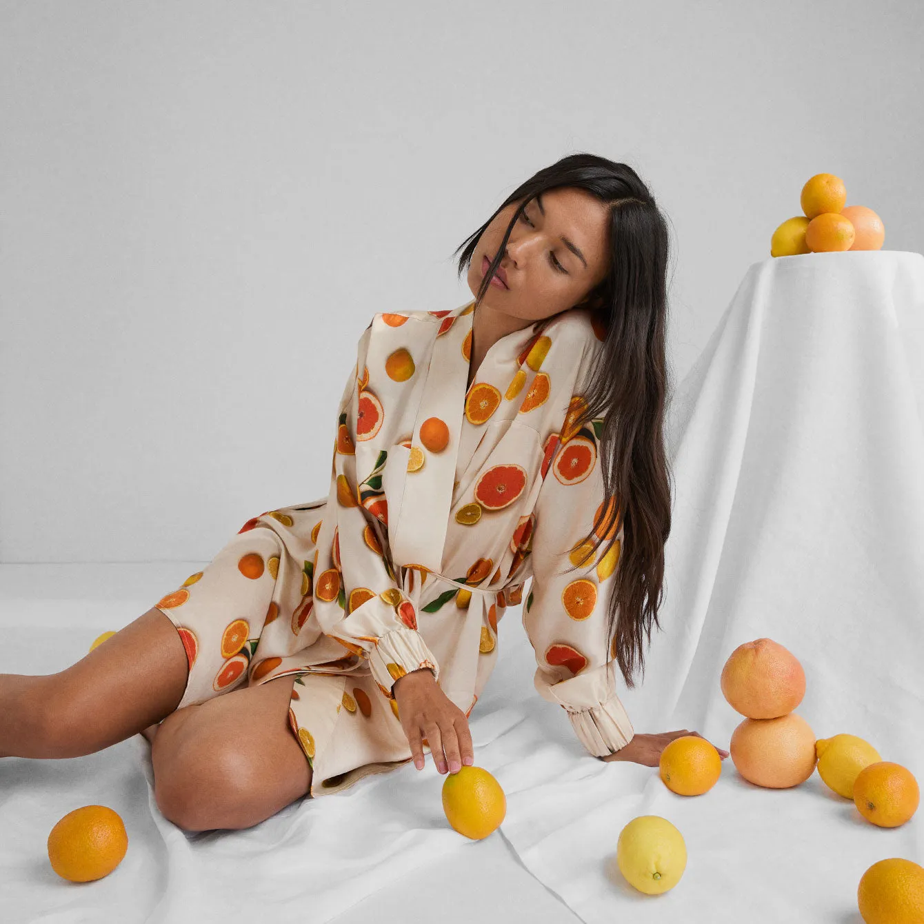 Washable Silk Robe