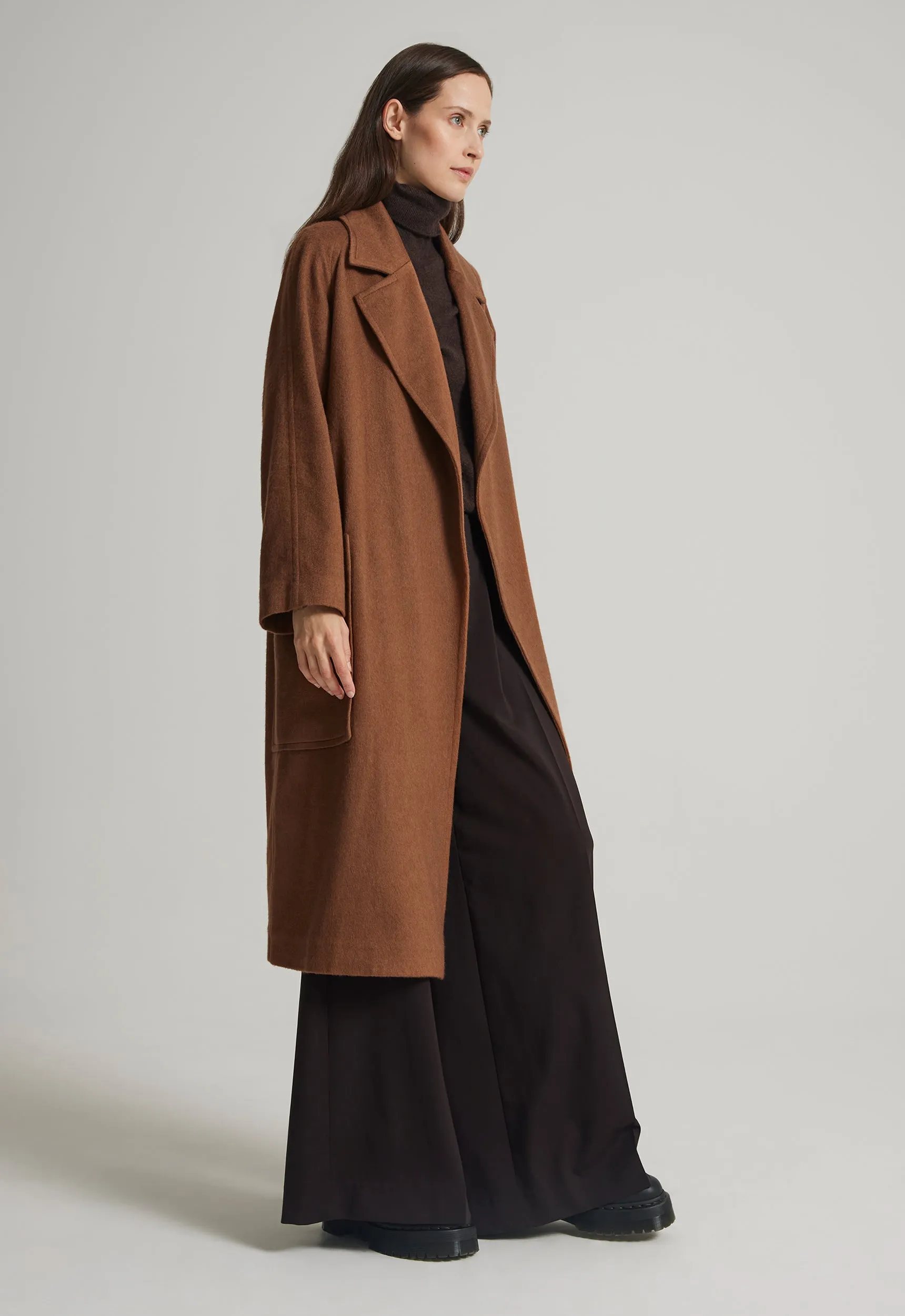 Wonder Cashmere Coat - Whisky