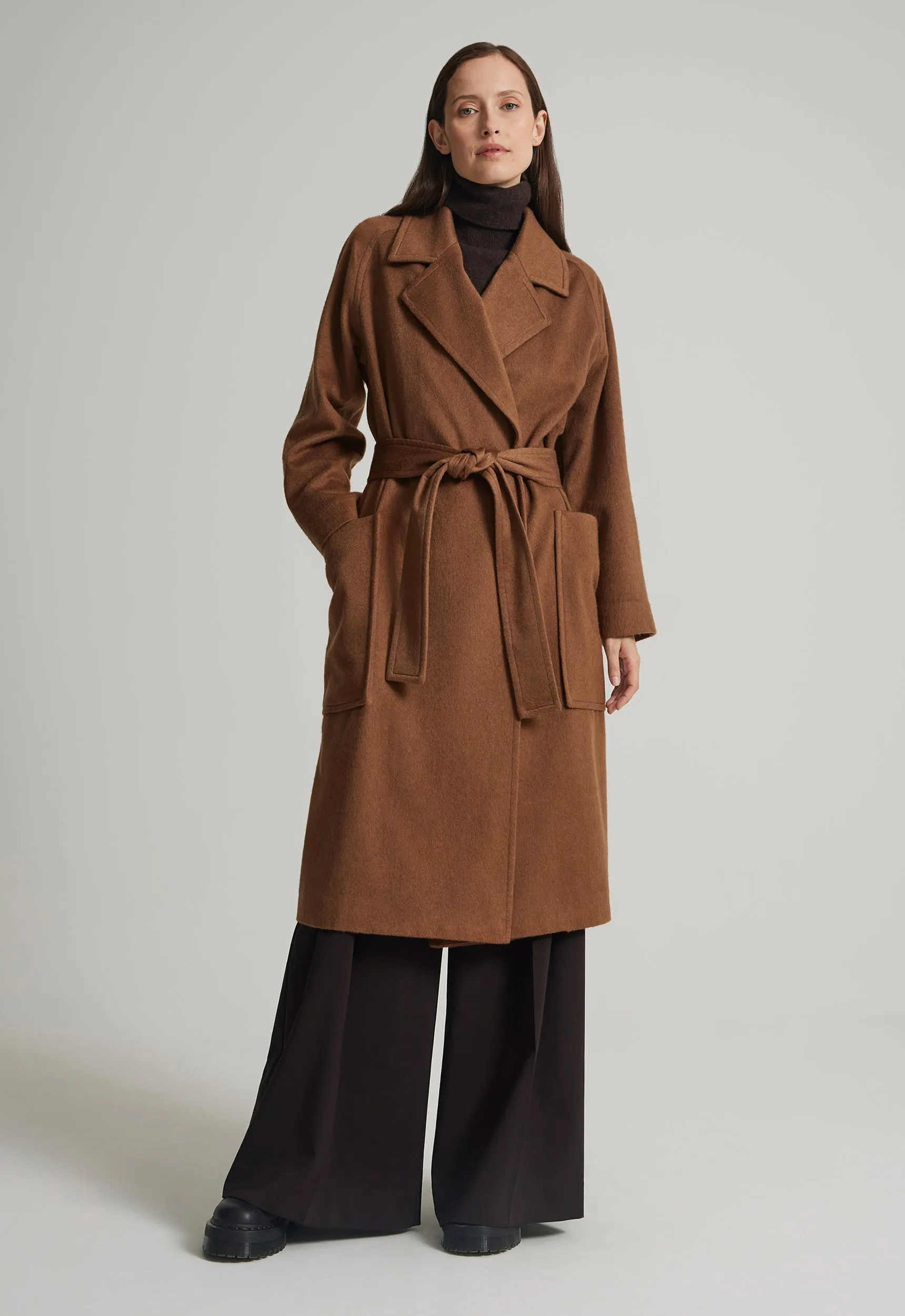 Wonder Cashmere Coat - Whisky